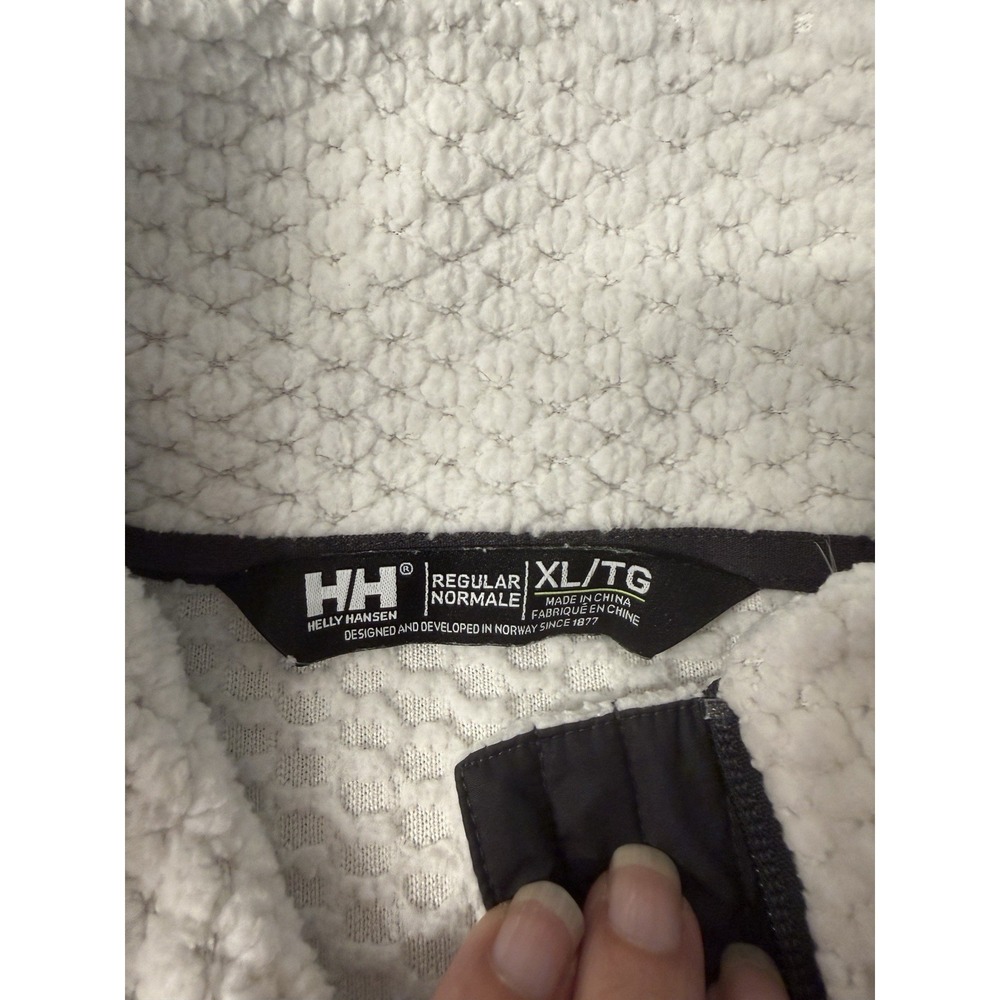 Helly Hansen Women's Cream Lyra full zip Fleece Sz XL - Picture 2 of 9